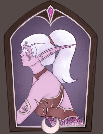 "Druid of Elune" my character from World of Warcraft